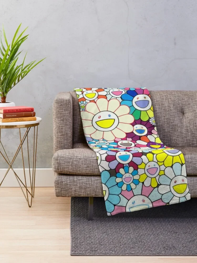 best seller Throw Blanket Furry Plaid on the sofa For Sofa Thin Blankets