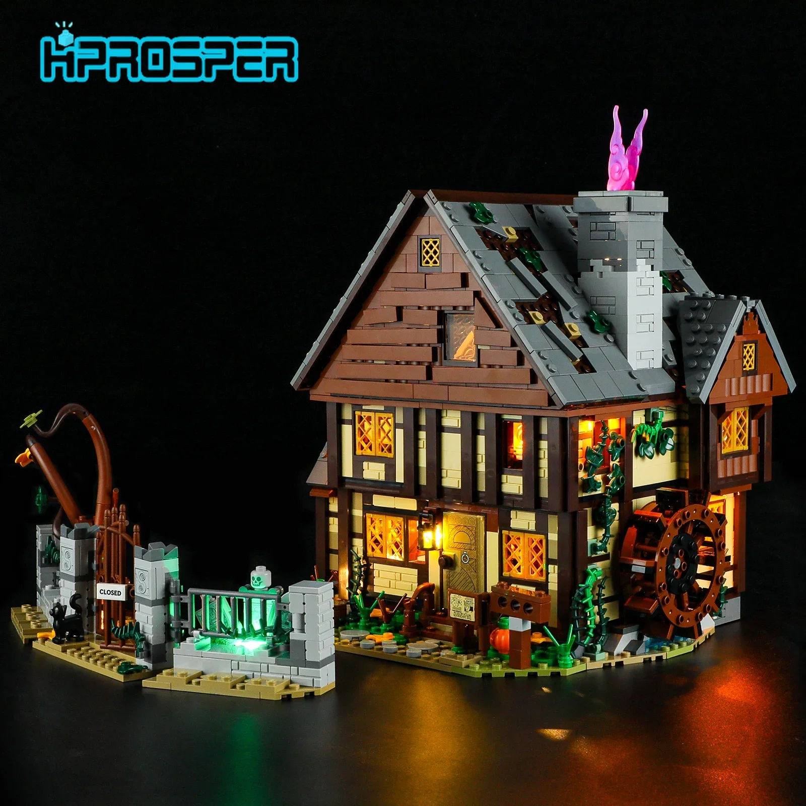 

Hprosper LED Light for 21341 Disney Hocus Pocus: The Sanderson Sisters' Cottage Decoration Lamp(Not Include Lego Building Block)