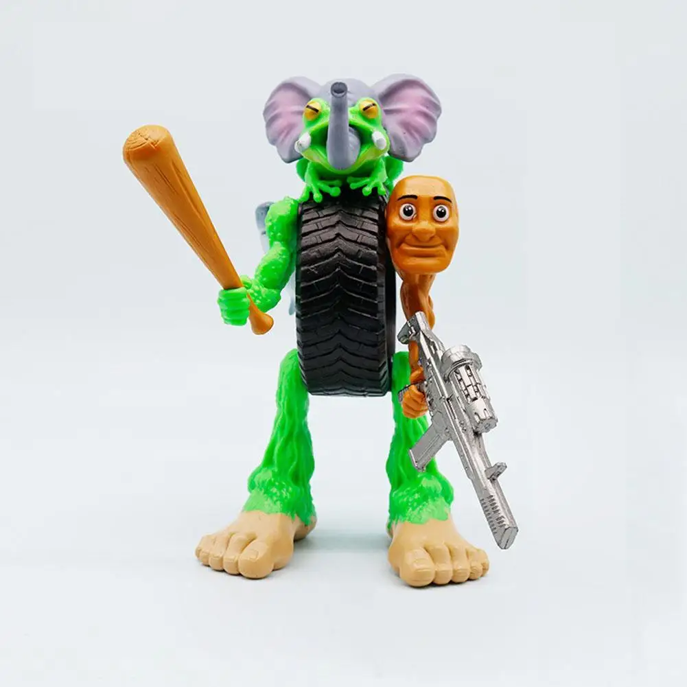 

Brainrot Tung Sahur Figure Tralalero Tralala Figures Wooden Stick Bombardino Crocodilo Shimpanzini Bananini Model Doll Gift ﻿