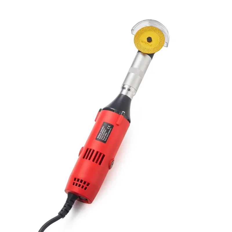 500W Electric Mini Engraving Machine 6 Speed Variable Long Neck 90 Degree Elbow Grinder for Tile Cutting Engraving Grinding
