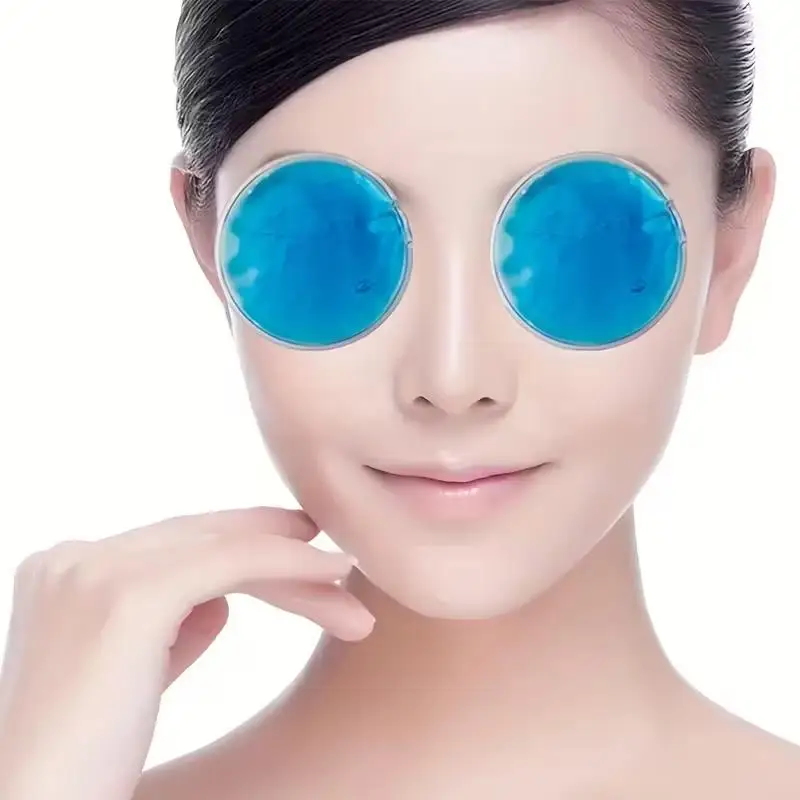 2/4pcs Multifunctional Eye Mask Ice Packs – Hot & Cold Compress Patches, Cooling Gel, Facial Care Relaxation