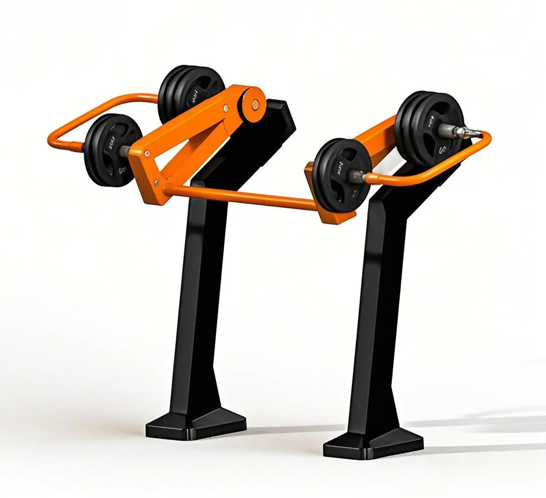 Sprzęt do treningu przysiadów na świeżym powietrzu, siłownia uliczna, wzmacnianie ciała