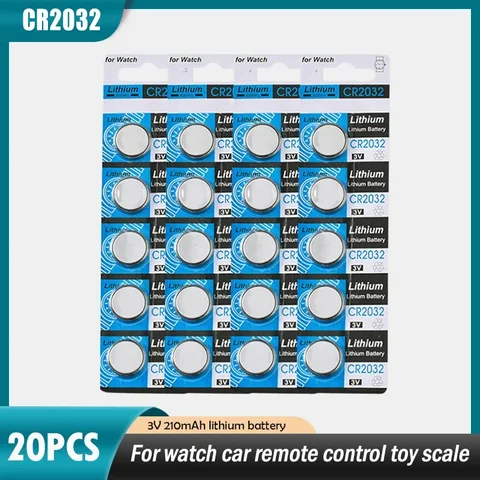 BCAK CR2032 литиевые батарейки 5/15/20/25 шт