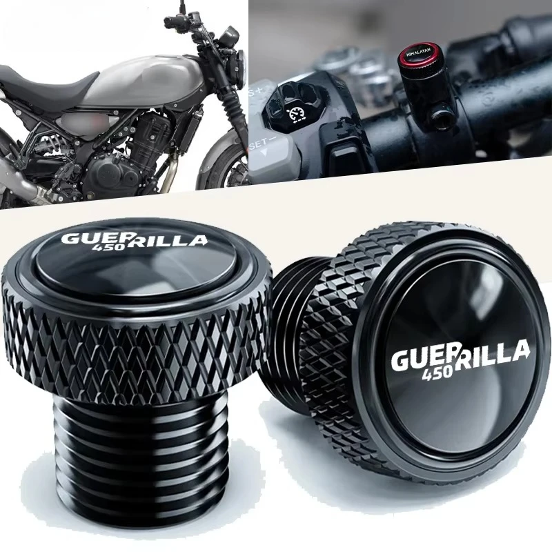 For Royal Enfield Guerrilla 450 Guerrilla450 2025 Himalayan 450 411 400 Mototcycle CNC Rearview mirror hole plug screw cap Cover