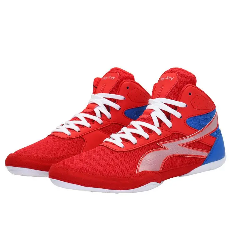 أحذية ملاكمة احترافية عالية الجودة للياقة البدنية في الأماكن المغلقة أحذية مصارعة صلبة للرجال أحذية مصارعة القتال #6