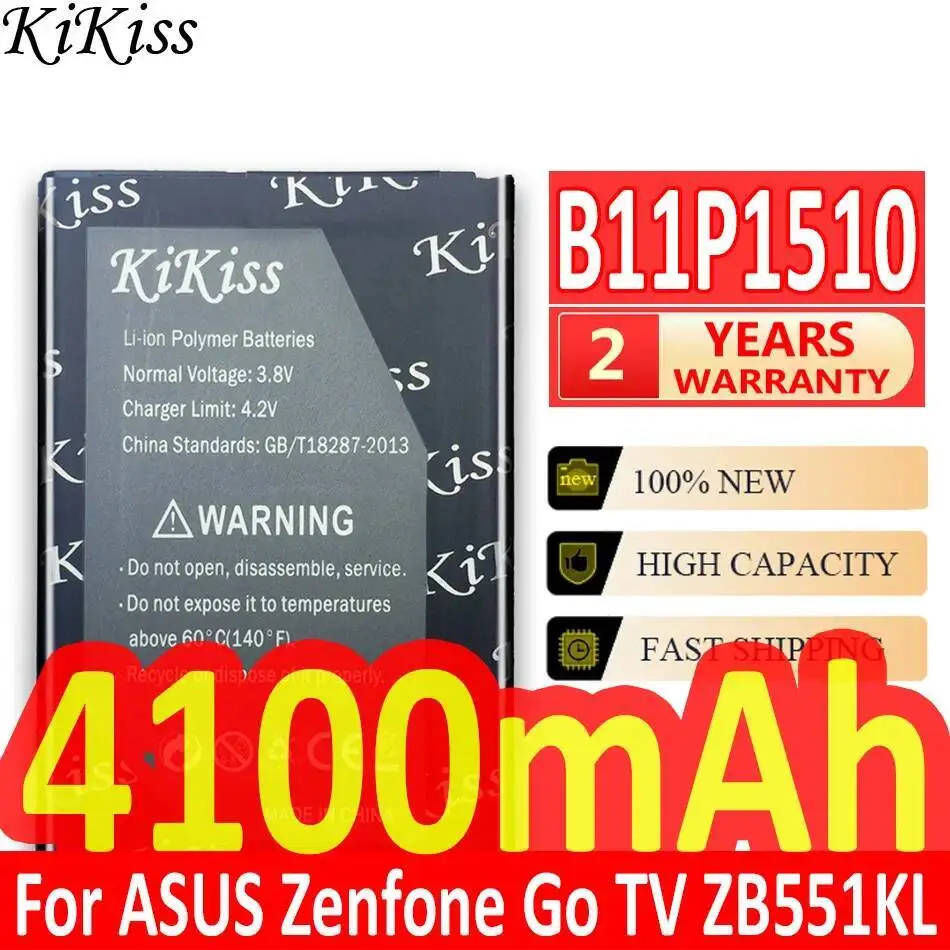 High-Capacity 4100Mah B11P1510 Reliable Replacement Mobile Phone Battery For Asus Zenfone GO TV ZB551KL X013DB