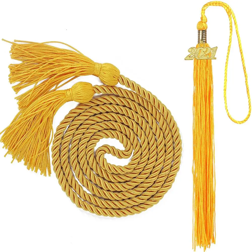 

Robes Graduation Students Celebration Photo Props Graduation Honor Cords Graduation Stole Sash Tassels Cord Yarn Honor Cord