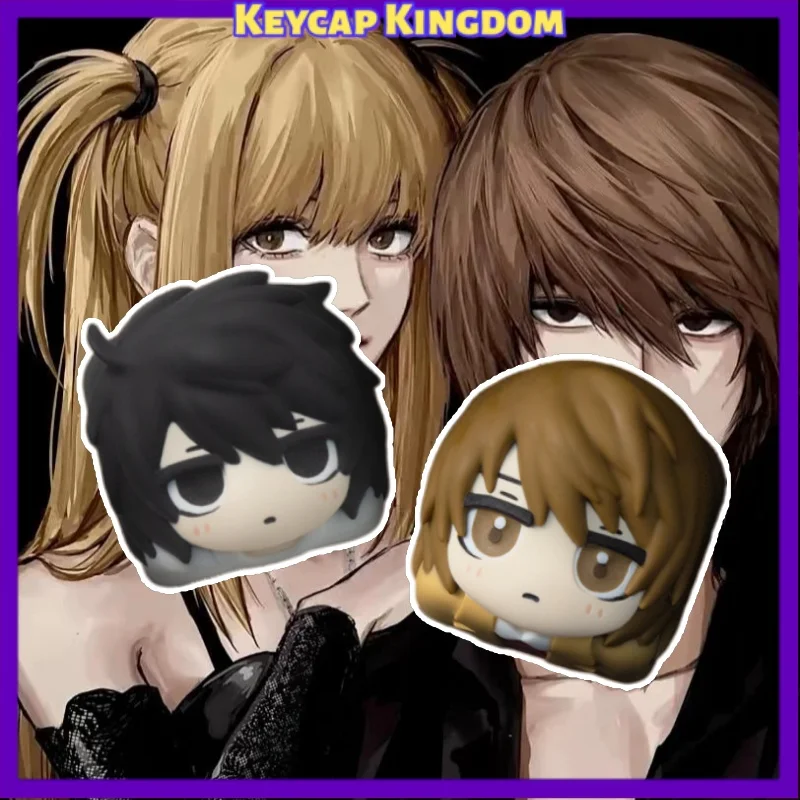Death Note Yagami Light Anime Keycap Resin 3D Printed Custom Cute Artisan Keycap PC Gaming Mechanical Keyboard Accessories Gifts