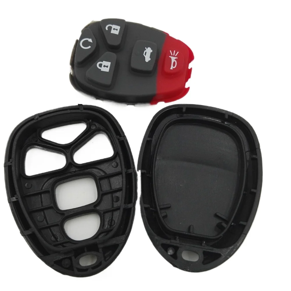 5 Button Car Remote Fob Cover Case Replacement Key Blank Shell Housing for Buick LaCrosse GMC Chevrolet Pontiac Grand Prix
