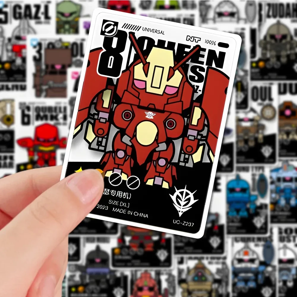 10/30/50/100pcs Anime GUNDAM Graffiti Stickers Kids Cartoon Decals DIY Skateboard Laptop Phone Car Cool Sticker Decals Wholesale