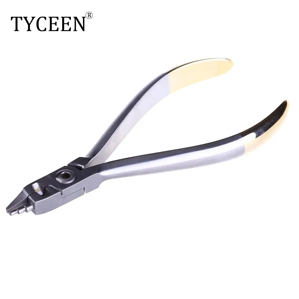 

Dental KIM Combination Pliers with cutting Trapezoidal Tip Arch Wire Bending Forming Pliers Dentist Orthodontic Tools Forceps