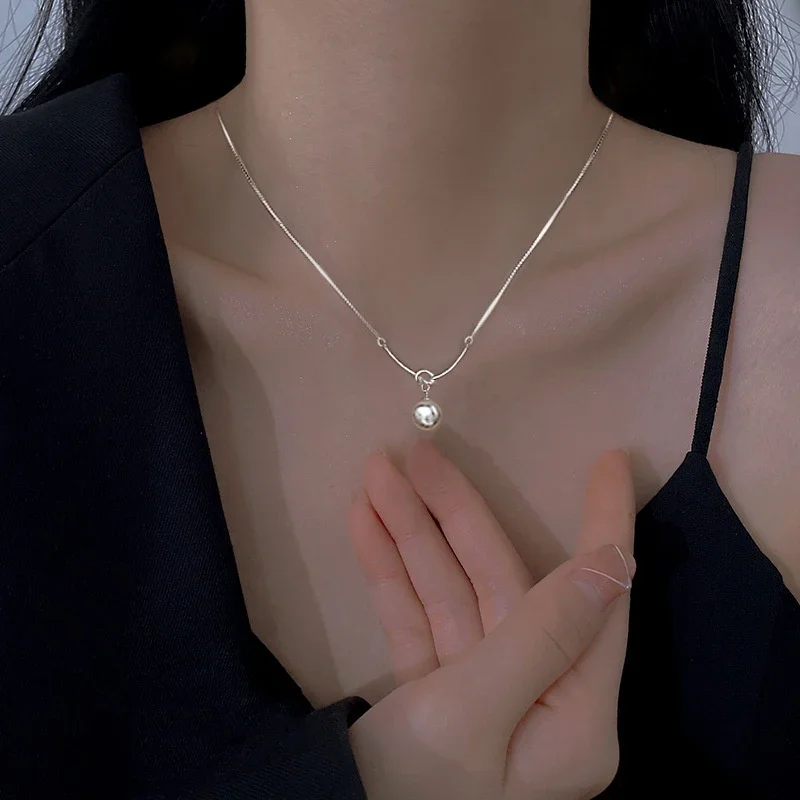 Huitan Elegant Bridal Wedding Necklace with Simulated Pearl Charm New Trendy Women\'s Neck Accessories Temperament Lady Jewelry