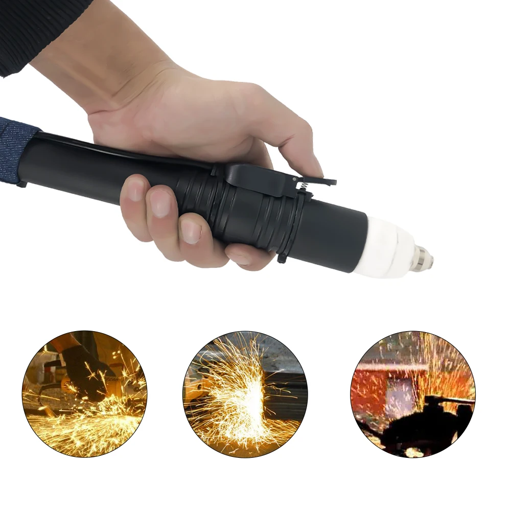 P80 Air Plasma Cutting Torch Pilot Arc 10/16/23 Feet Industrial Grade CNC Auto Cutter Mahchine Burner Black Straight