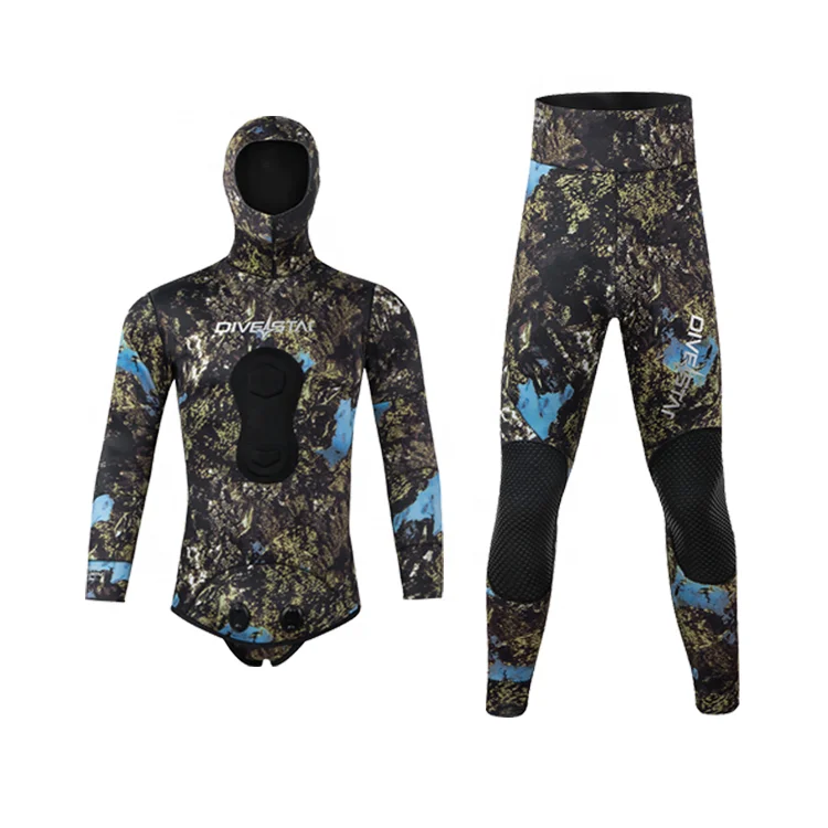 DIVESTAR Groothandel Camouflage 3MM neopreen open cel man onderwatervissers wetsuit