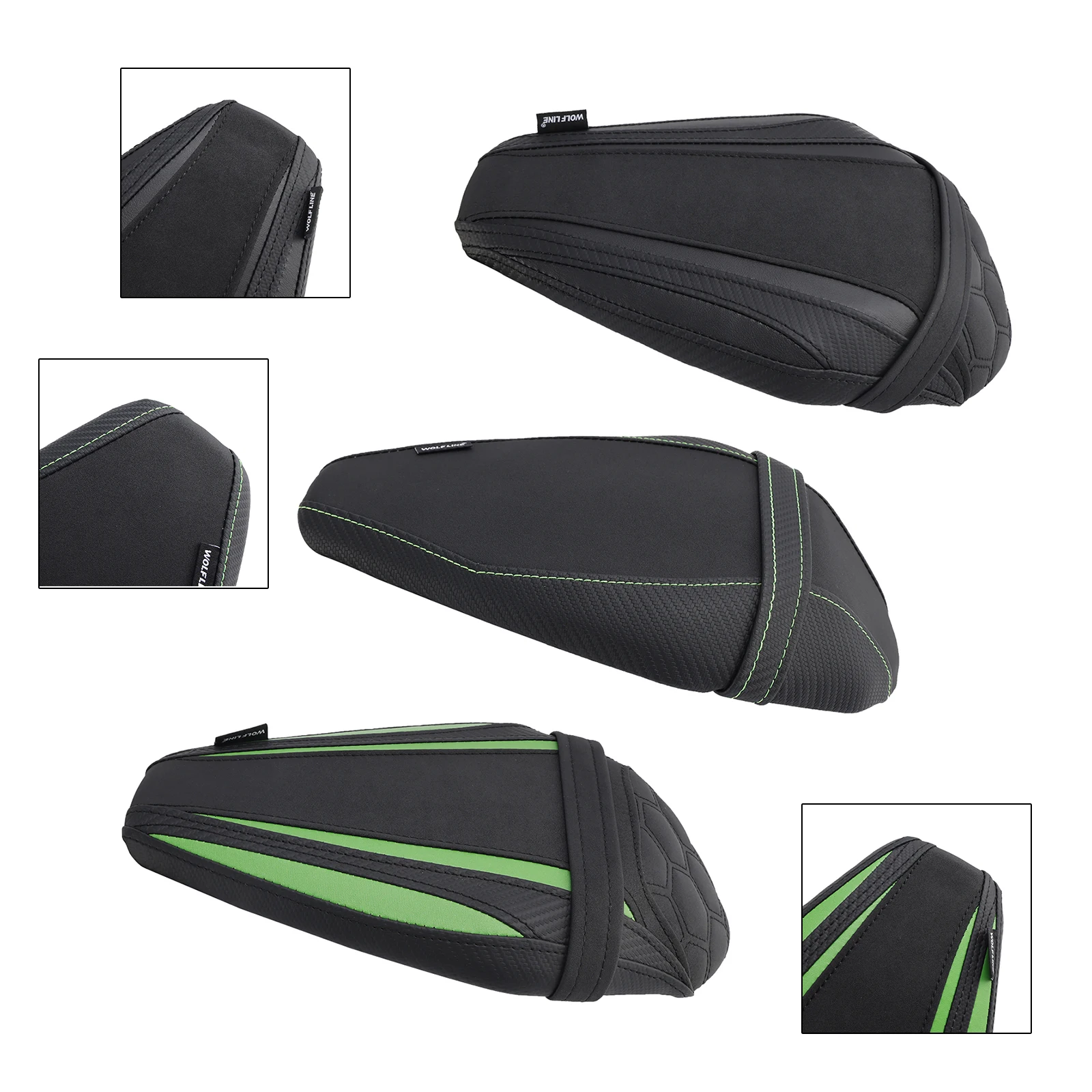 

Topteng Rear Passenger Seat Pillion Saddle Flat Green For Kawasaki Zx-10R/Rr 2021-2023 2022