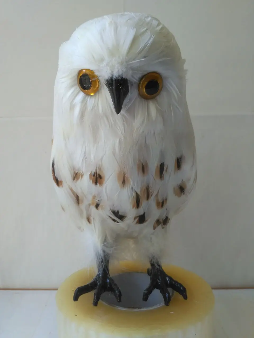 Big real life Bird owl model large 32cm foam & feather owl doll home garden decoration prop toy gift h1480