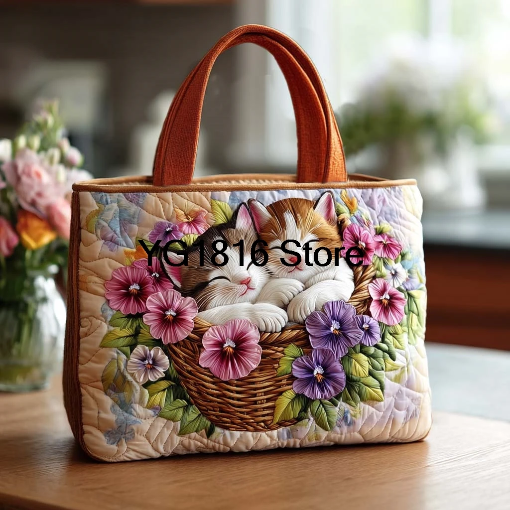 

Quilted Tote Bag Shopping Bags daily Personalized Gifts Shoulder Bags Handbag Beach Travel Sport Bag Hiking Camping 3D Printed
