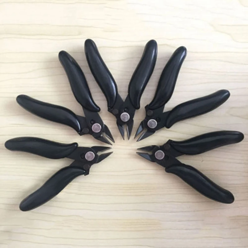 Cable Cutting Plier Side Snips Flush Pliers Tool Black 3.5inch Electrical Wire Cutter Sale Brand New Nobby Modern New