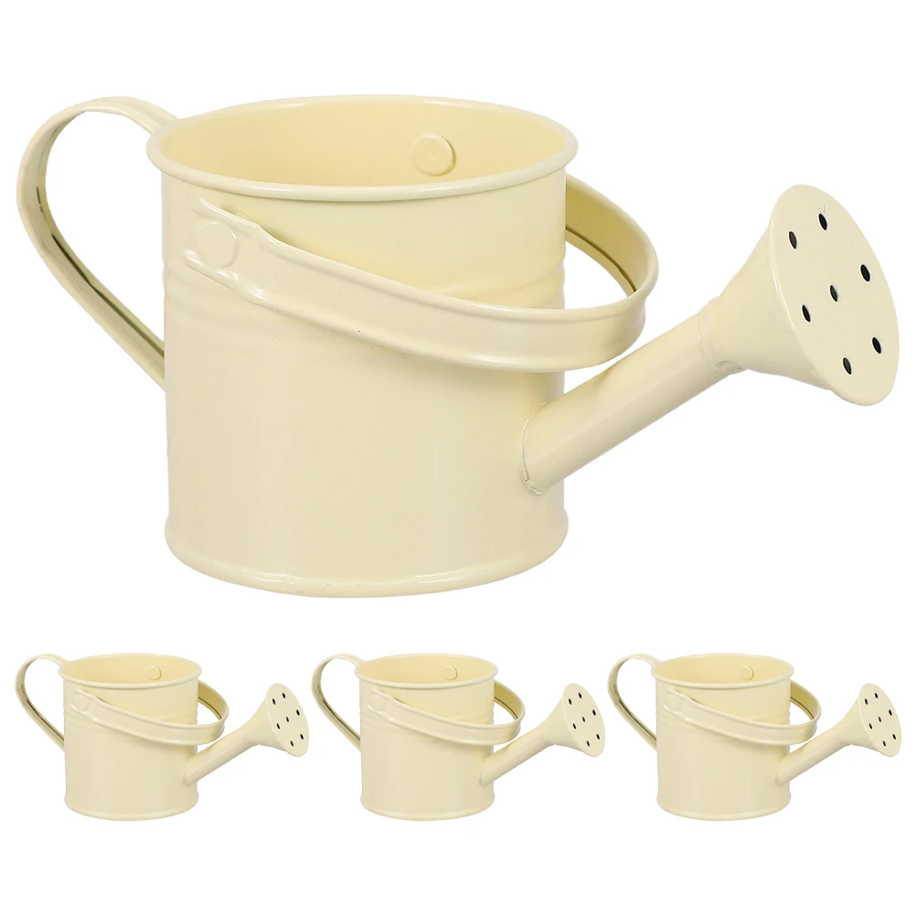 

4 Pcs Watering Can Long Spout for Outdoor Plants Indoor Flowers Garden Supplies Durable Safe Pretty Delicate Easy to Use Fill