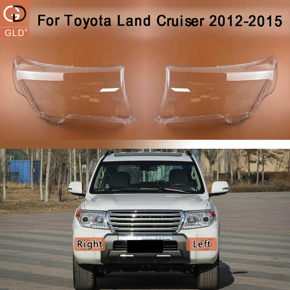 

Car Accessories Headlamp Shell Headlight Lens Cover 2012 2013 2014 2015 For Toyota Land Cruiser Transparent Lampshade Plexiglass
