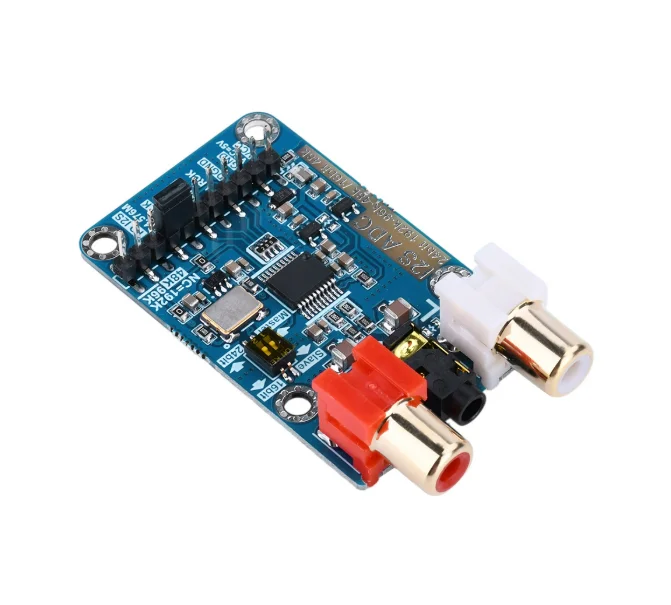 Modul kartu akuisisi audio ADC I2S mode master-slave papan pengembangan 24BIT