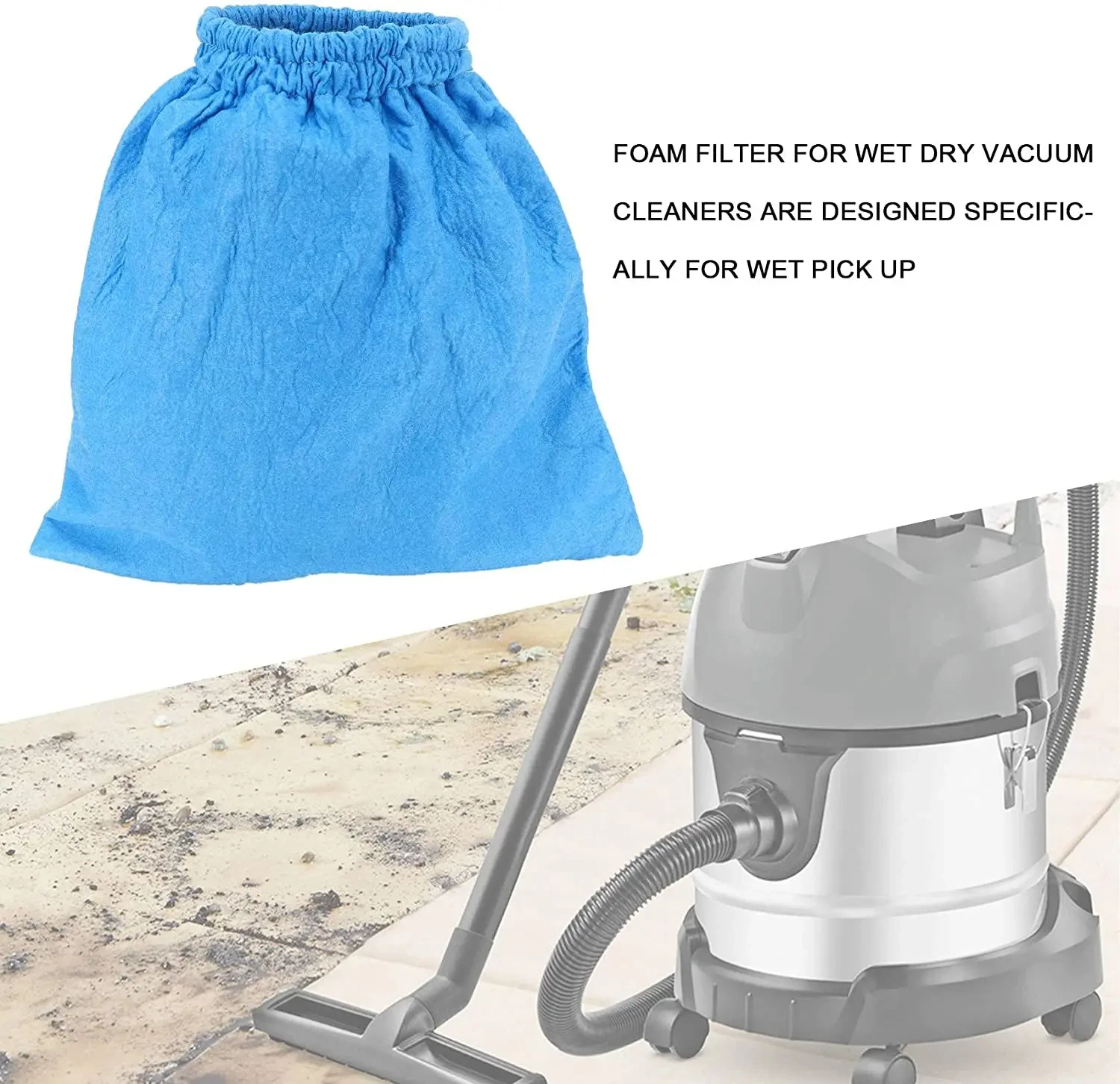 4 buah tas Filter tekstil untuk Karcher MV1 WD1 WD2 WD3 SE4001 suku cadang pembersih vakum tas Filter