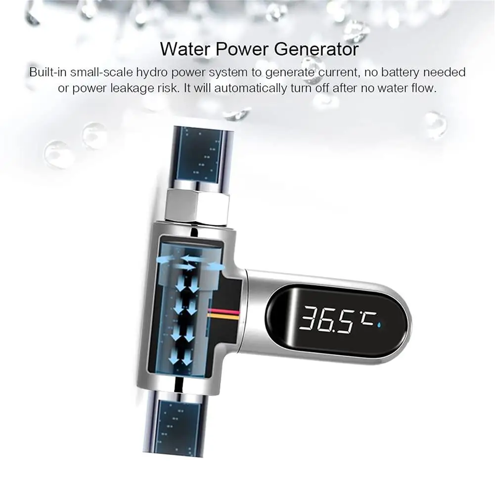 

Shower Water Thermometer 0~100℃ ± 0.5 ° C High-precision Temperature Sensor Baby Bath Water Thermometer