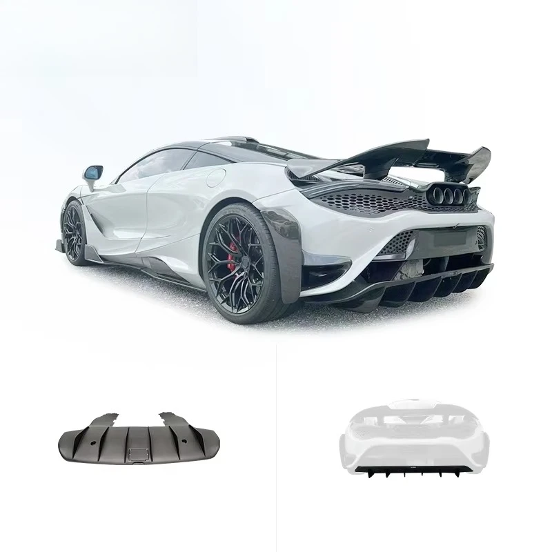 

Car Modification Upgrade 765LT Style Carbon Fiber Rear Bumper Rear Diffuser Suitable for McLaren 720S Body Kit