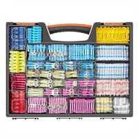 Terminales de engarzado a tope termorretráctiles, sello de soldadura impermeable, conectores eléctricos, Kit de empalme de Cable, marino automotriz