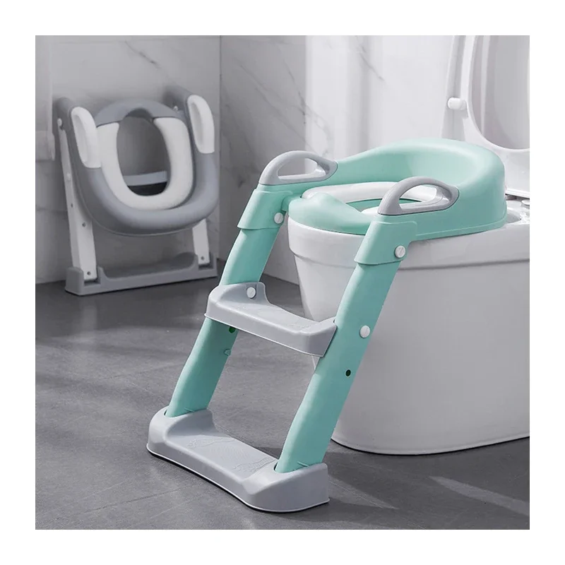 

Travel Children Baby Potty Training Chair Seat With Step Stool Ladder Toilet Seats Training Kids Indoor Wc Trainer Foldable 2022