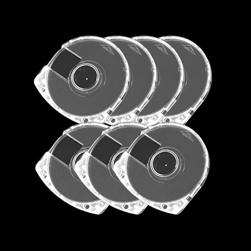 【Y】5Pcs Transparent Replacement Game Disc Storage Shell Cover Optical Disc Case Shell For PSP1000/2000/3000