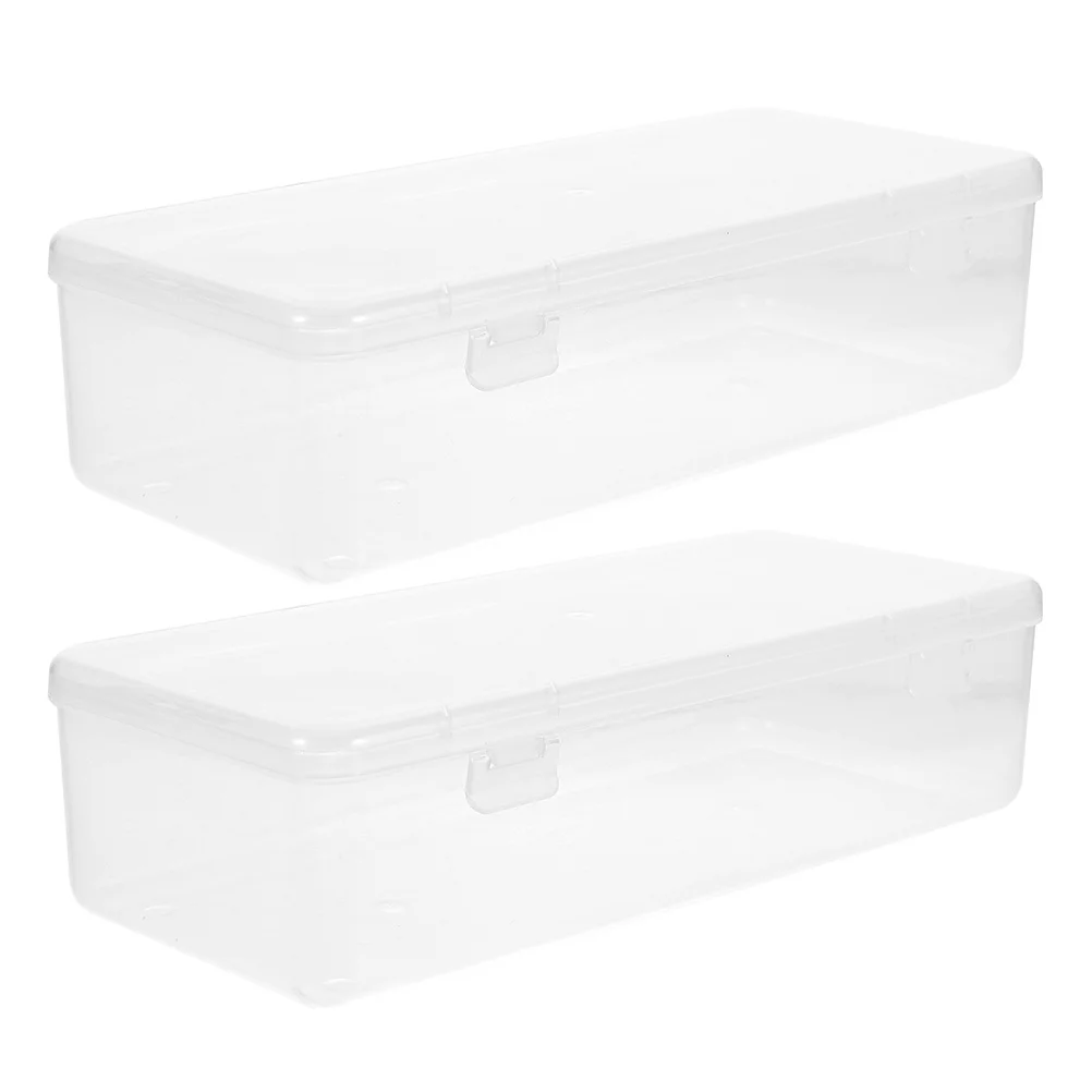 

2Pcs Clear Cheese Storage Box Fridge Organizer Container for Snacks Butter and Dairy Keep Fresh Kitchen Storage Container