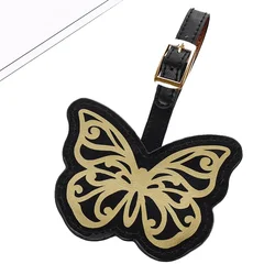 Creative Butterfly& Flower Luggage Tag Women Men Portable Label Suitcase Id Address Holder Bag Pendant Travel Accessories