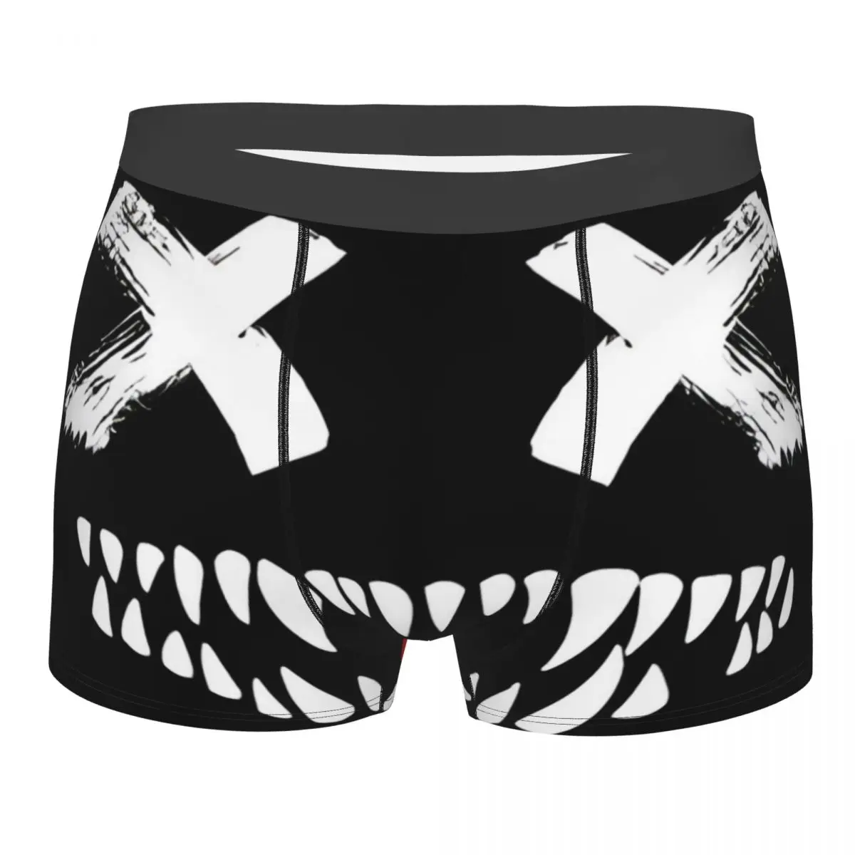 Street Arts Demon Smile Underpants Homme Panties Male Underwear Print Couple Sexy Set Calecon