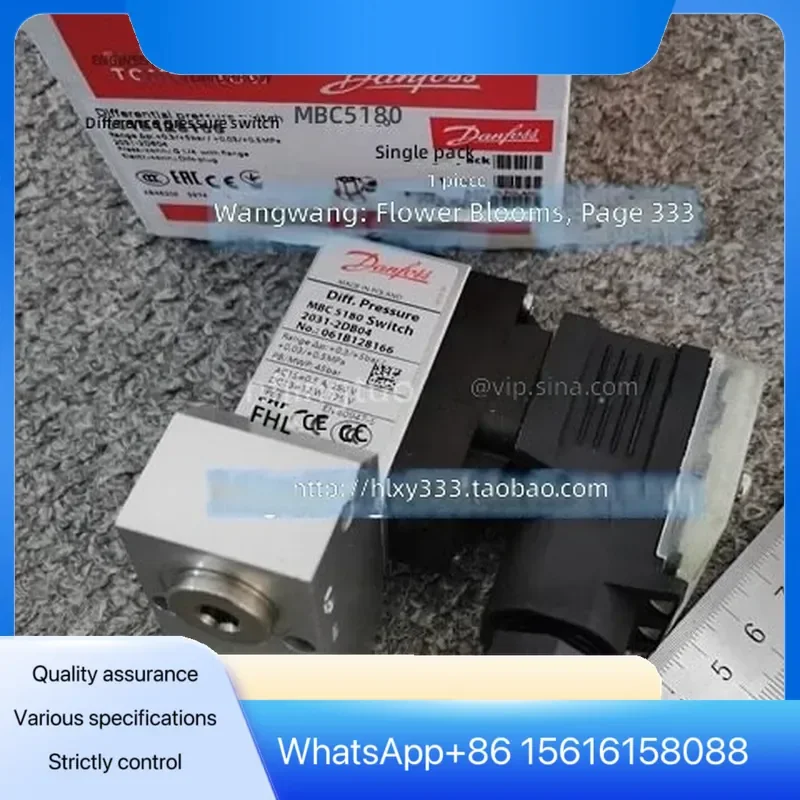 Danfoss Differential Pressure Switch MBC5180 061B129066 061B128066 061B128166 061B1292 HVAC Refrigeration Compressor Control