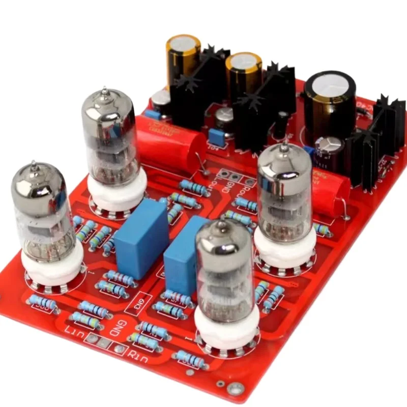 

Предусилитель с четырьмя лампами 6N3