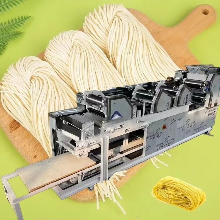 

Коммерческая плоская круглая свежая мини-машина для производства лапши, автоматическая машина для производства лапши для ресторана