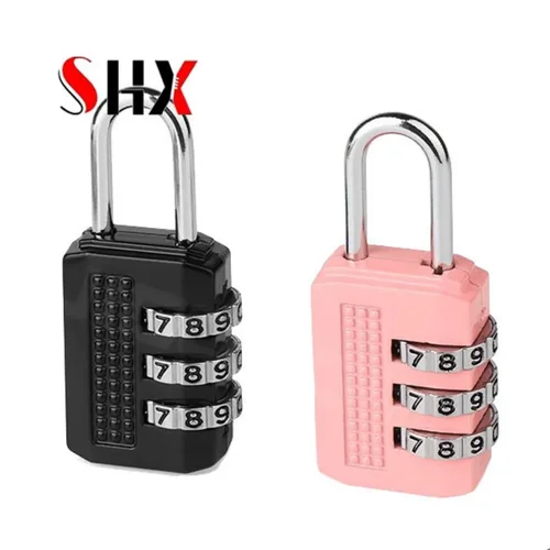 Mini candado de combinación de contraseña y número de código de dígitos, cerradura de seguridad de viaje para equipaje, candado para gimnasio, envío directo