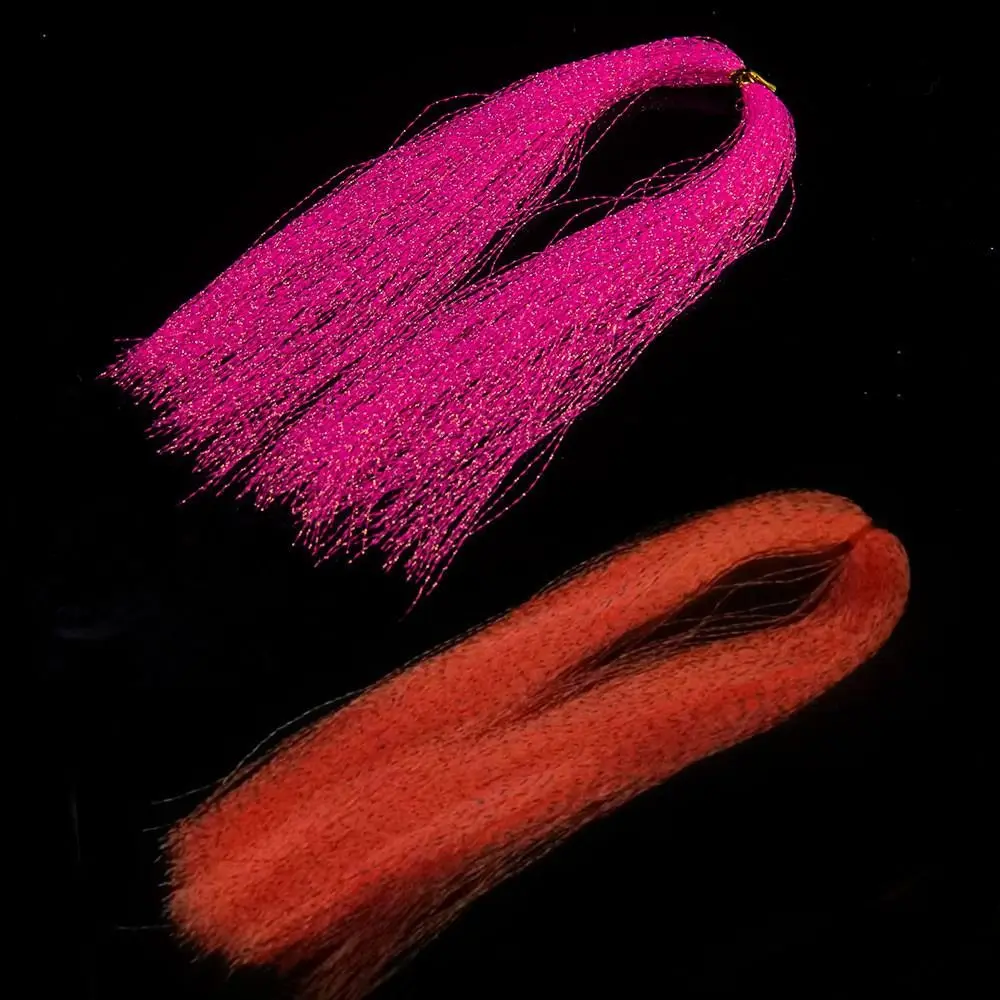 

Hooks Line Fly Fishing Tying Holographic Tinsel Assist Hook Tying Crystal Flash Strands Fly Fishing Tinsel Lure Making Material