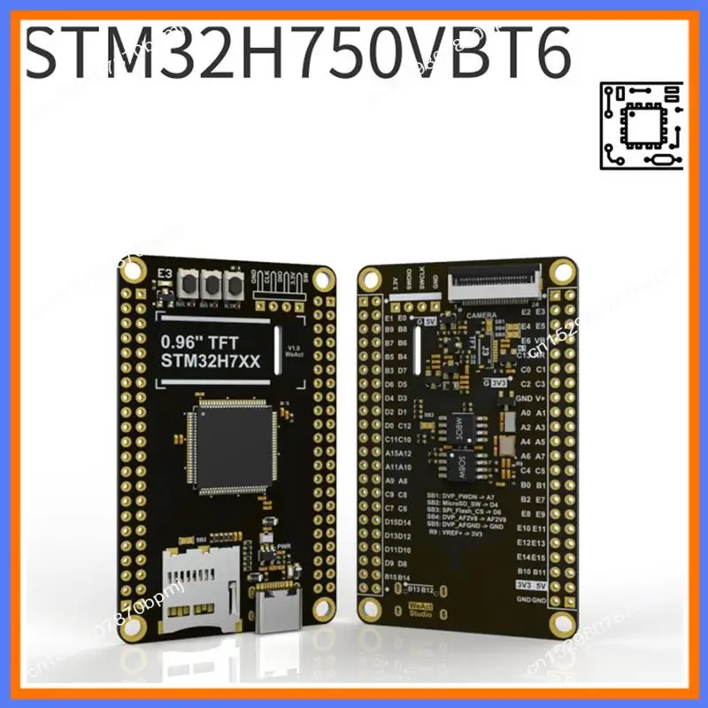 BAAE STM32H7 Core Board+0.96 Inch Screen STM32H750VBT6 Development Board Minimum System Board STM32 Development Board