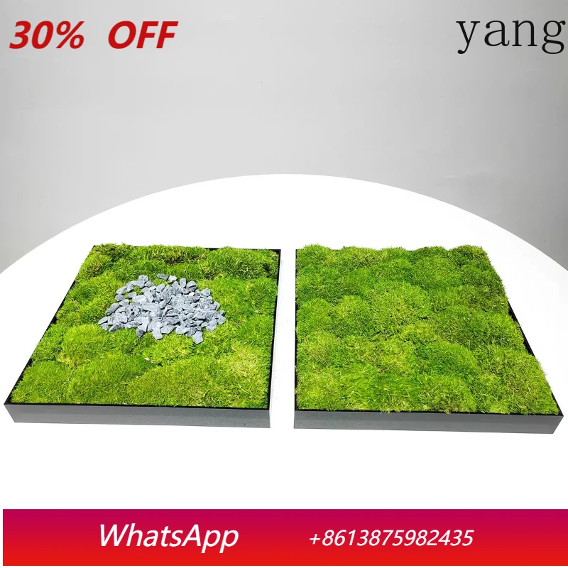 

LH New Chinese Zen Immortal Moss Ornament Square Landscaping Simulation Flower