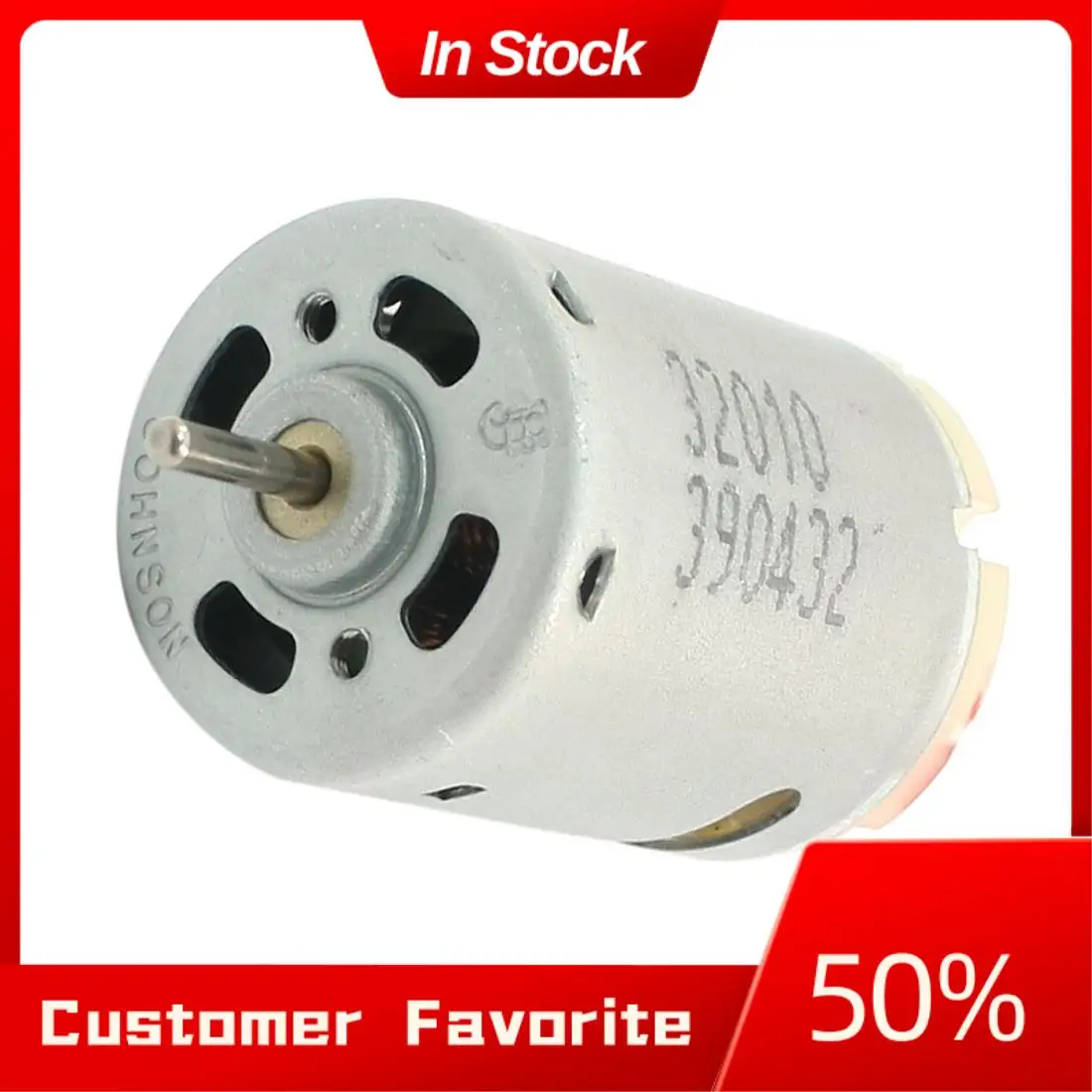 AT03 Top 2 uds Motor CC: 1 Uds RK-370SD-3550 Motor de cepillo CC 6-18V 8500 RPM y 1 Uds Motor magnético de alta velocidad, DC 12V 21000RPM