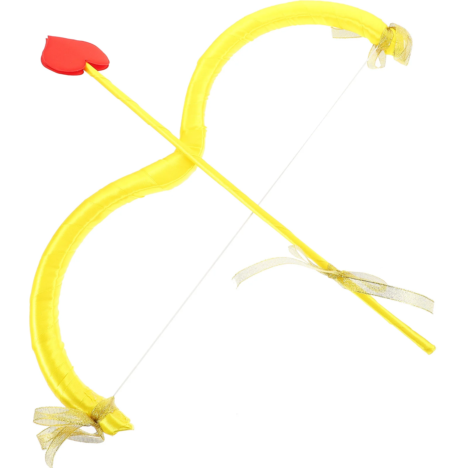 

1Set Funny Cupid Bow Arrow Props Lightweight Easy Storage Cosplay Costume for Valentine Day Party Kids Festival Fun