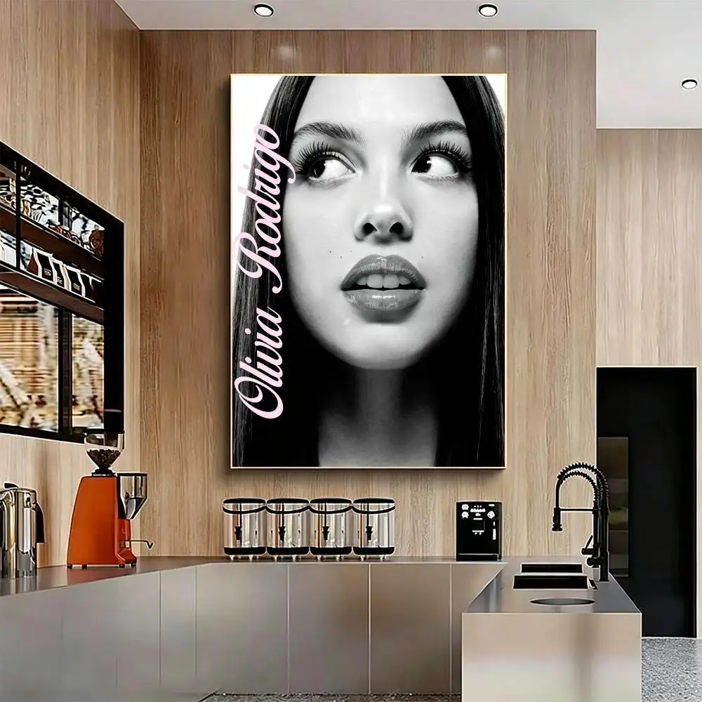 Poster von Olivia Rodrigo, HD-Druck, moderner minimalistischer Stil, Wandkunst, Heimdekoration für Büro, Schlafzimmer, Geschenk – Detail 7