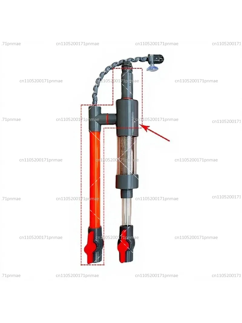 Fish Toilet Separation for Household Use, Bottom Blowing Duck Pond Anti-Overflow Device