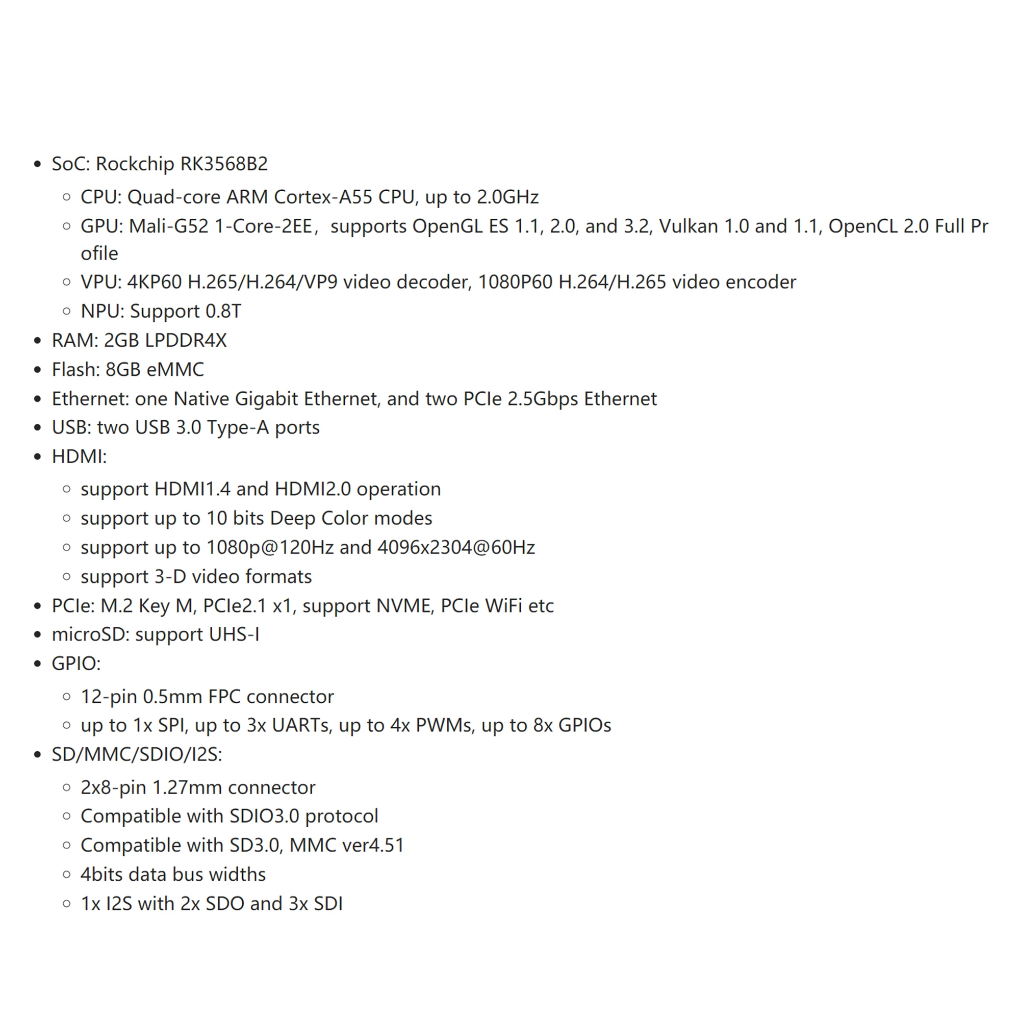 Nanopi R5S Router RK3568 development board OpenWRT A55 HDMI2.0 2.5G Gigabit network port Mini Router