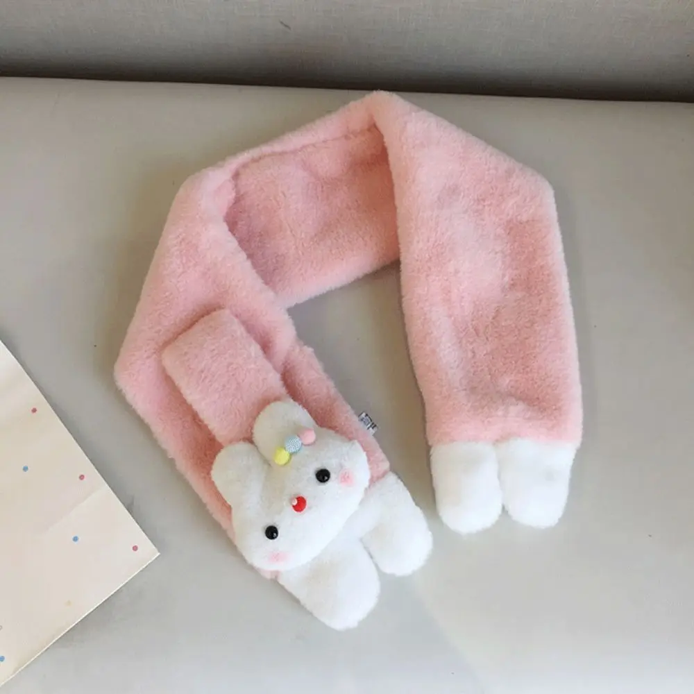 لطيف أرنب وشاح القفازات مجموعات الكرتون نمط وشاح لينة الدفء فتاة و للجنسين وشاح الحلي موسم الخريف الشتاء