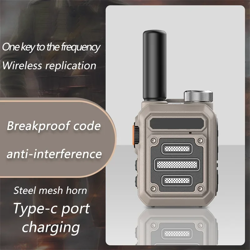 bt-330-mini-walkie-talkie-5w-long-range-two-way-radio-pmr-frs-5000mah-portable-handheld-radio-for-outdoor-hotel