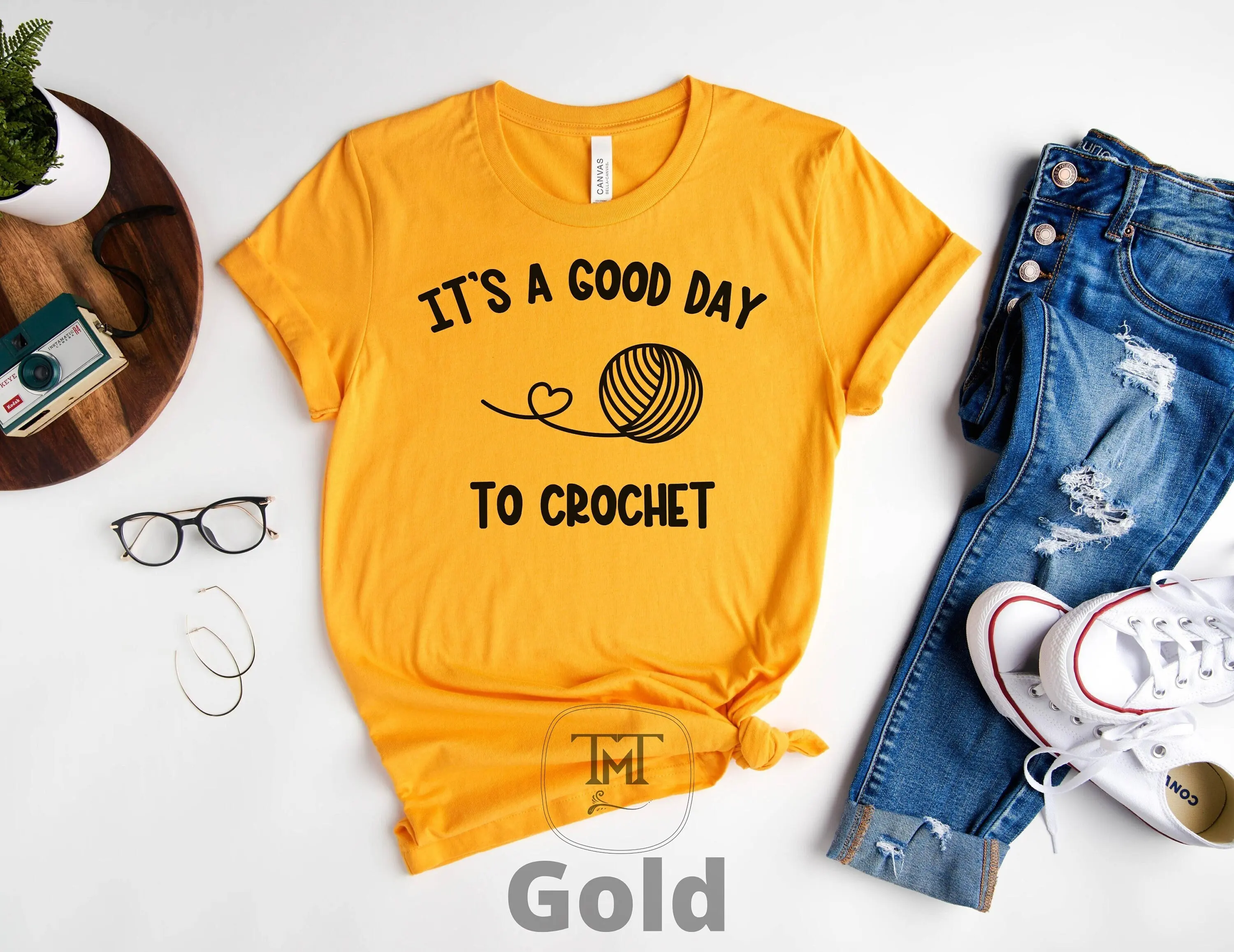 Good Day To Crochet T Shirt For Women Her Mother'S Lover Crafter Mom