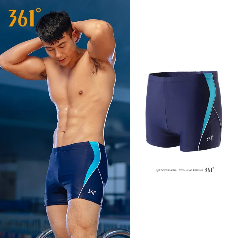 

361 Men Water Sports Boxer Shorts Tight Swim Trunks Plus Size Professional Quick Dry Beach Swim Shorts Bathing Surfing Briefs